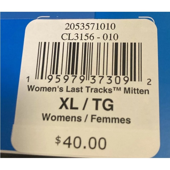 Columbia Women’s Last Track Mittens  XL Waterproof Black. Touch Screen Comp… - Picture 3 of 5